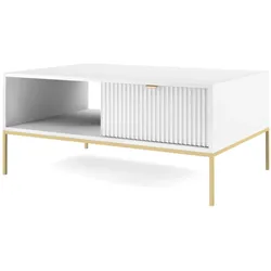 COUCHTISCH STELLARE 104/46/68 cm Weiß