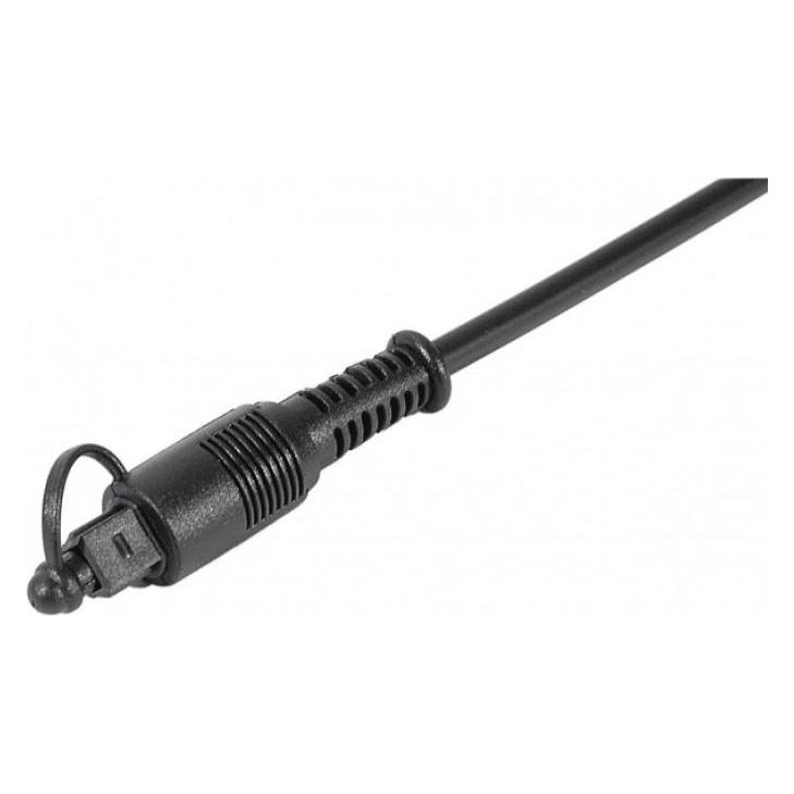 Exertis Connect Toslink Audio Kabel, Toslink St./St., 1,8 m Optisches Lichtleiterkabel für störungsfreie digitale Au (1.80 m, Toslink Kabel) (109150)