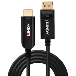 Lindy 38491 Netzteil & Spannungsumwandler Indoor 18 W Schwarz (20 m), Videokabel, Schwarz