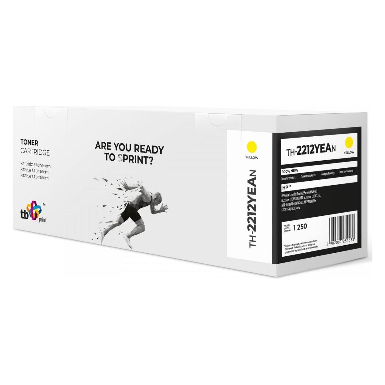 Print Toner for HP Color LJ Pro M255 W2212A TH-2212YEAN 100% new YE (TH-2212YEAN)