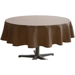 Tischdecke PANAMA (D 170 cm) - braun - D 170 cm