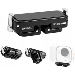 Puluz Magnetische Schnellwechselhalterung für die Insta360 Go Ultra, 1/4" GoPro-Metall / PU1203B, Action Cam Zubehör, Schwarz
