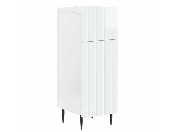 Nouveau Meuble de Rangement de Salle de Bain ZWOLLE Blanc brillant poids:13.1 kg_17184