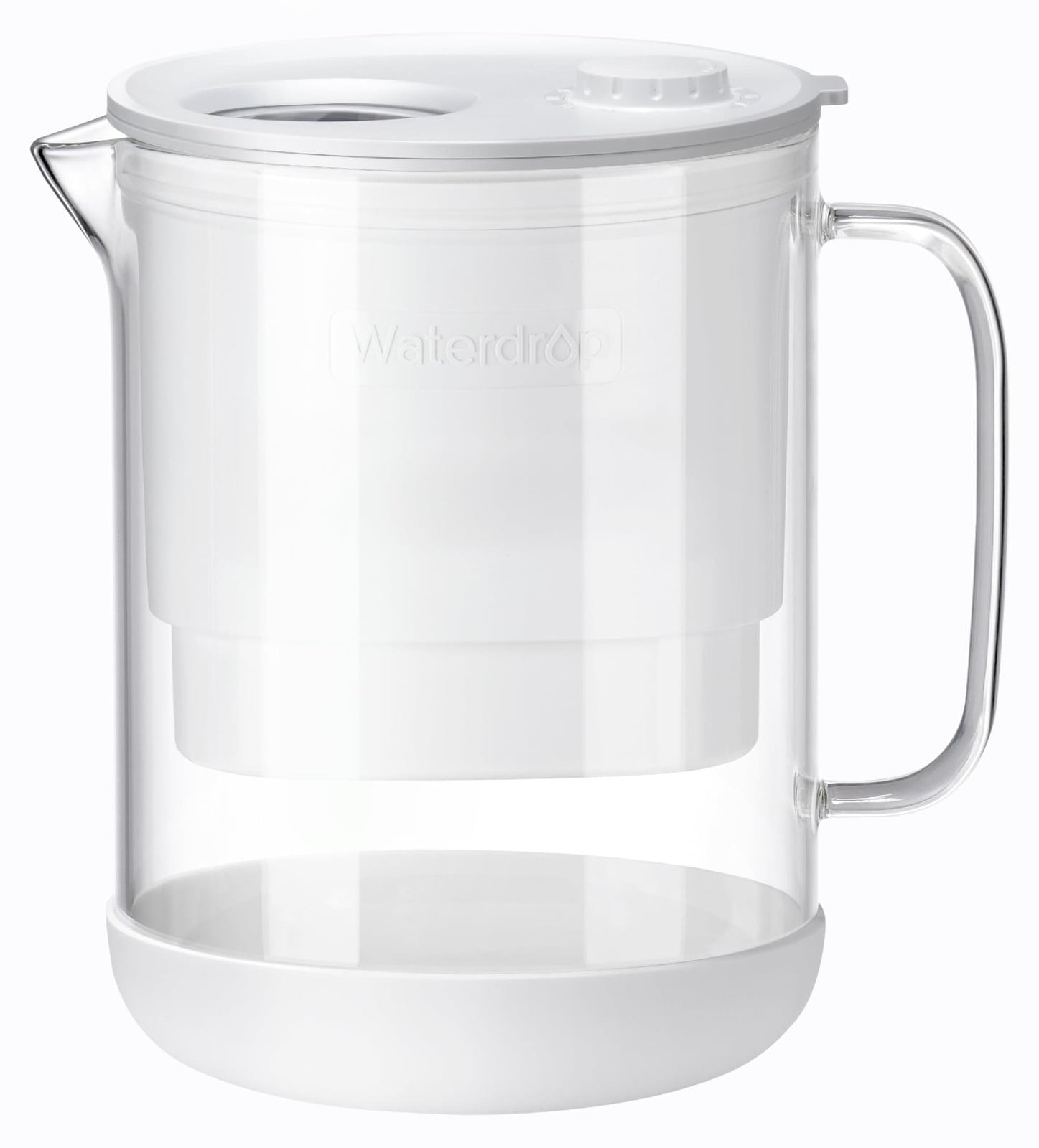 Dripio Waterfilterkan van glas met 5-traps filter, 2,5 liter, NSF-gecertificeerd