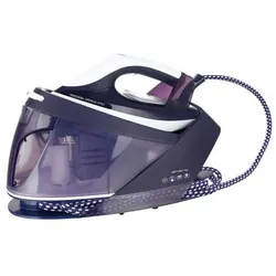 Emerio SG-123562 Dampfbügelstation 2200 W 1,5 l Keramik-Bügelsohle Violett, Weiß