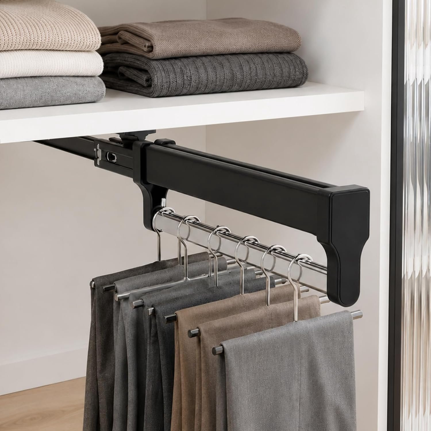 Homevero Uittrekbare kledingstang 29-58 cm verstelbaar