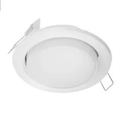 ledscom.de LED Einbaustrahler Zobe flach weiß matt 644lm weiß 3-Stufen Dimmen ohne Dimmer 107mm Ø Lochkreis 90mm Ø
