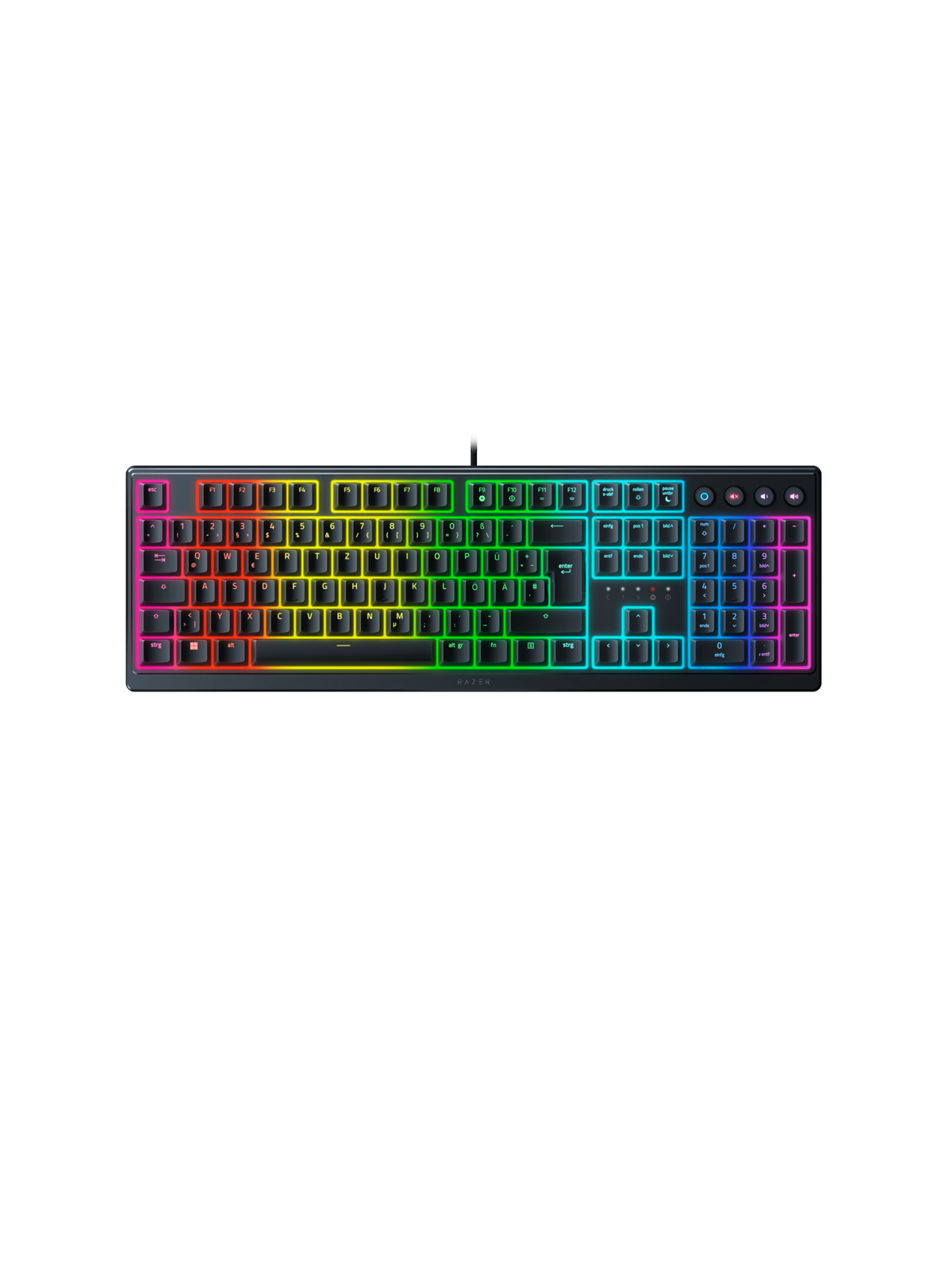 Razer Ornata V3 - DE - Gaming Tastatur - Deutsch - Schwarz