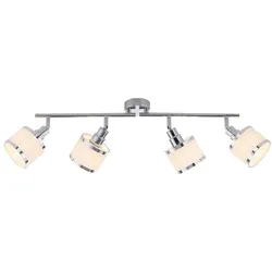 Deckenleuchte Spotlampe Wohnzimmerlampe Strahler Chrom Deckenlampe L 78 cm