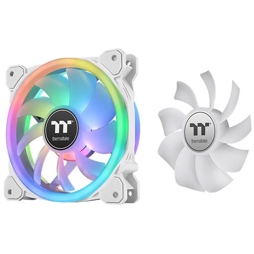 140x140x25mm Thermaltake SWAFAN 14 RGB TT Premium Edition Snow White 3er-Pack