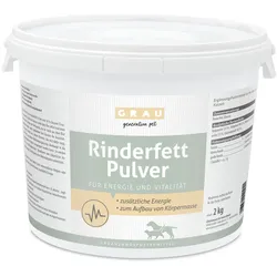 grau Rinderfett-Pulver Nahrungsergänzung 2 Kilogramm