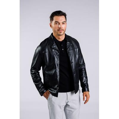 Lederjacke FREAKY NATION "Nordic Boy-FN", Herren, Gr. 4XL (56), schwarz, Oberstoff: 100% Leder. Futter: 100% Baumwolle, normal, Jacken