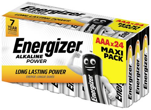 Energizer Power Micro (AAA)-Batterie Alkali-Mangan 1.5V 24St.