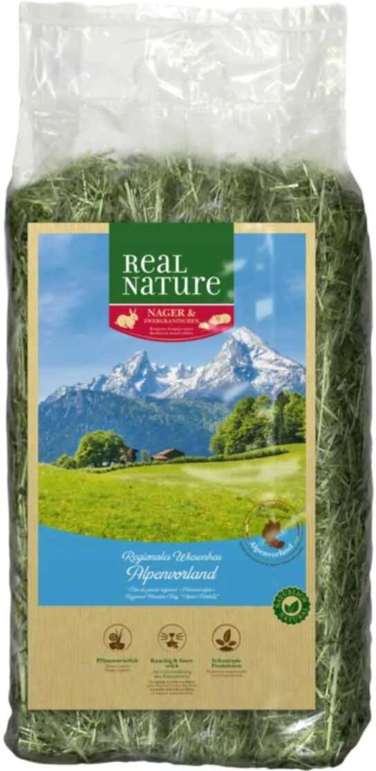 Real Nature Fieno Alpeggio per Roditori KIT RISPARMIO 2X1.5KG