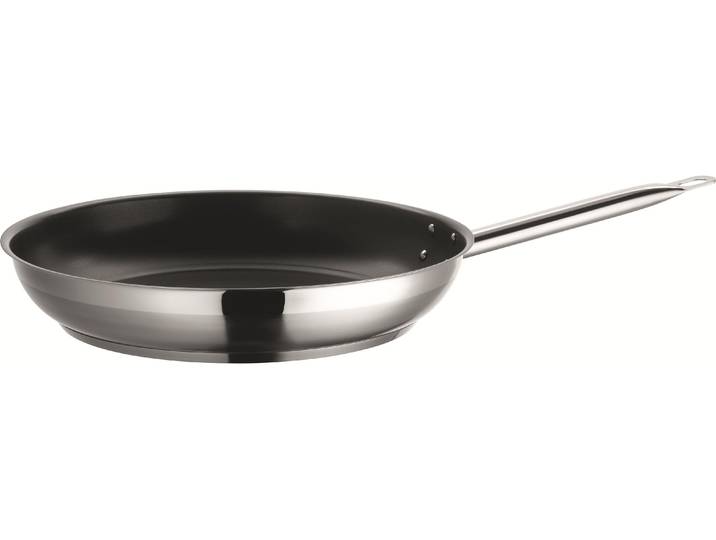 Bratpfanne MÄSER Mäser Bratpfanne PROFESSIONAL I , schwarz (schwarz, silber), Ø:32cm, Pfannen, Bratpfanne
