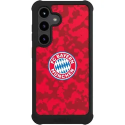 Nivocase Hülle für Samsung Galaxy S24 Stossfeste Handyhülle NIVOmax Case Schwarz FC Bayern München (Samsung Galaxy S24), Smartphone Hülle, Schwarz