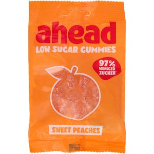 ahead Fruchtgummis Low Sugar Sweet Peaches, 50 g
