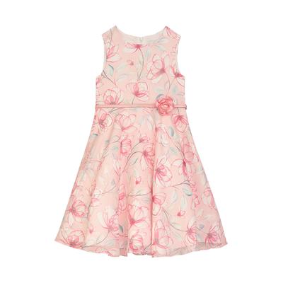 Partykleid DANAMADE "DANAMADE Dresses Mädchenkleid", Mädchen, Gr. 134, EURO, rosa (rose), Obermaterial: 85% Polyester, 15% Baumwolle, Futter: 100%Polyester, Kleider Partykleid