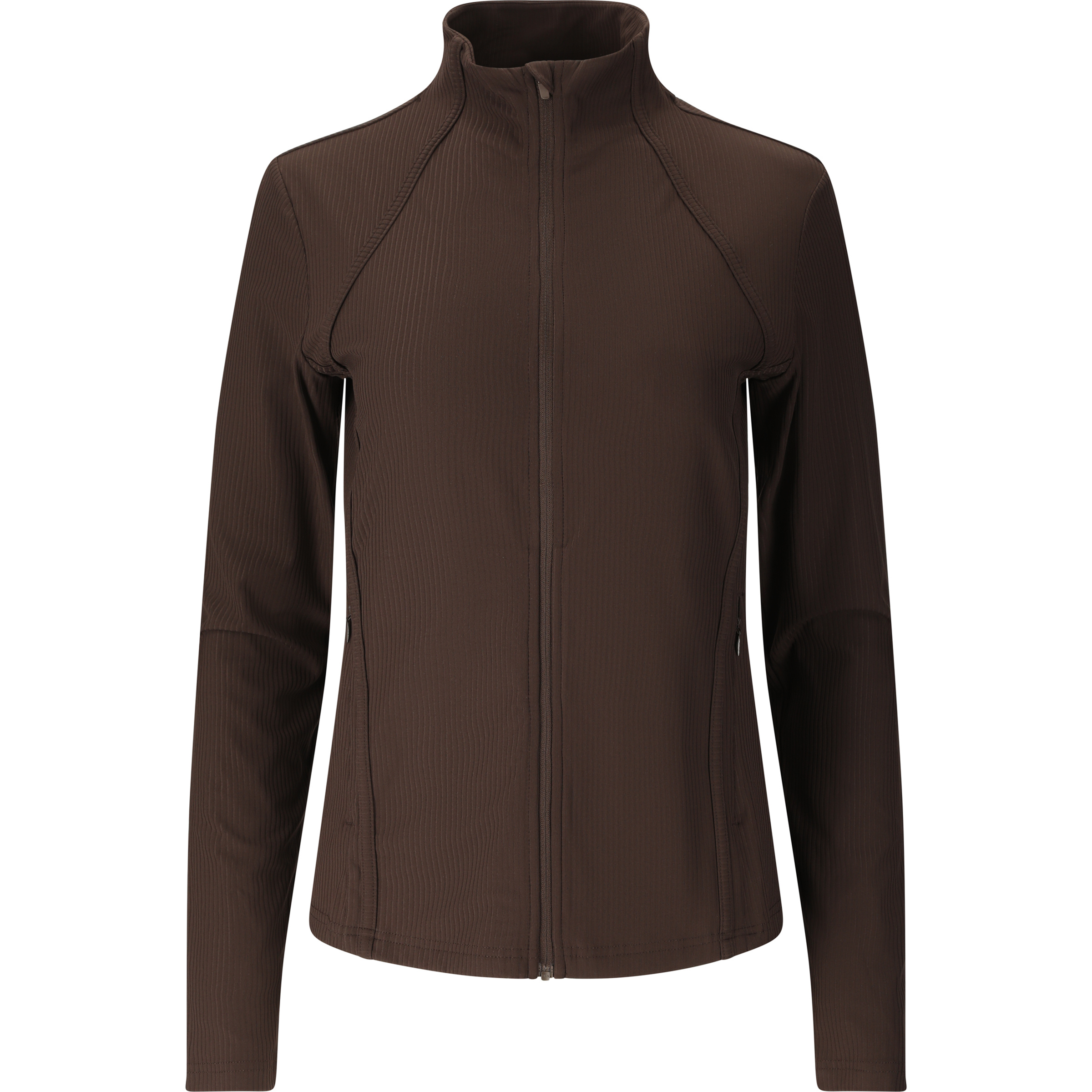 Athlecia Thrine Rib Damen Stoffjacke braun Größe M Yoga | Training & Fitness Elastisch