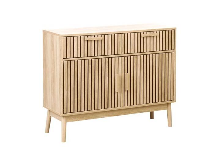 Commode 2 portes LYNWOOD Marron clair