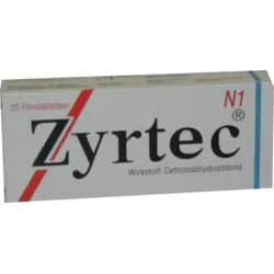ZYRTEC 10 mg Filmtabletten 20 St