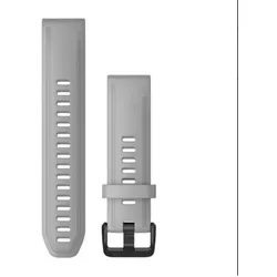 Garmin - QUICKFIT Silikon Armband (2-teilig) 20 mm Breite, 110 mm Länge - Pudergrau