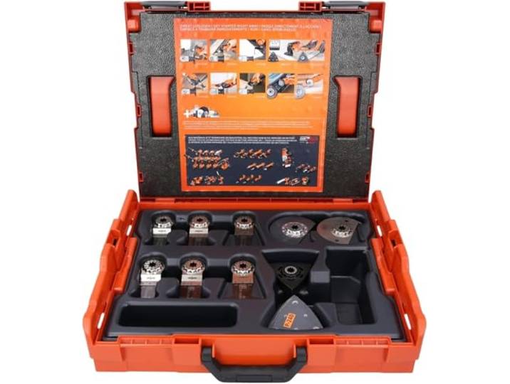 FEIN Starlock L-BOXX 102. Gebruikersset met uitgebreid origineel FEIN-accessoireassortiment in de L-BOXX 102