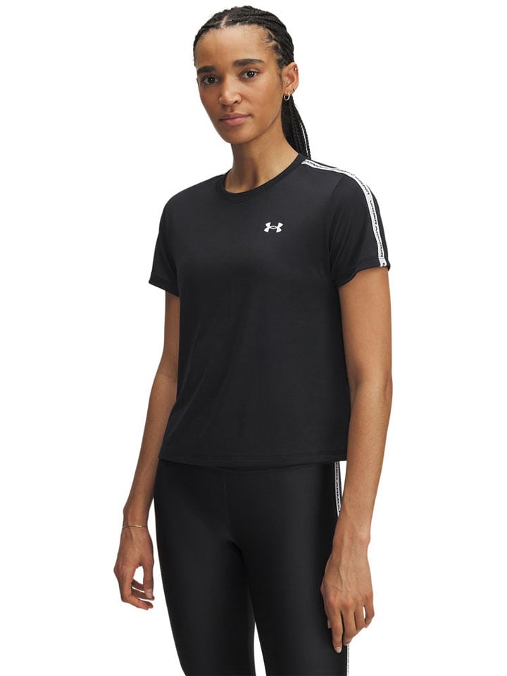 Under Armour Trainingsshirt "Tech WM Tape" in Schwarz - S