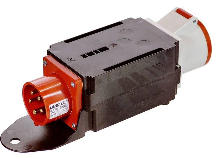 AS SCHWABE MIXO Adaptateur MAIN 400V 1 CEE-Stecker 16A 1 CEE-Steckdose 32A\, IP 44 (60530)
