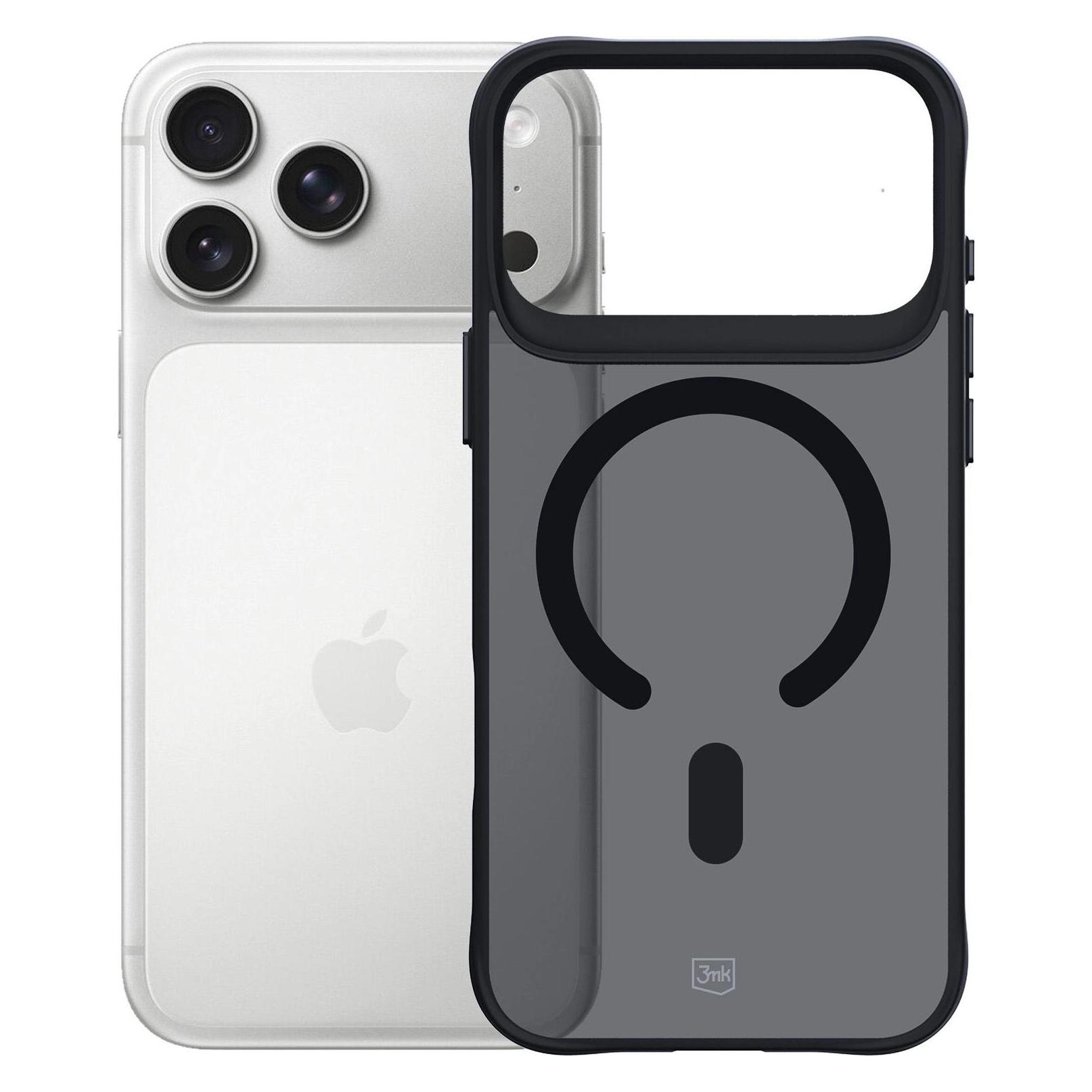 3MK - Smoke Matt MagCase - iPhone 17 Pro Max - Black (Apple iPhone 17 Pro Max) (5903108665209)