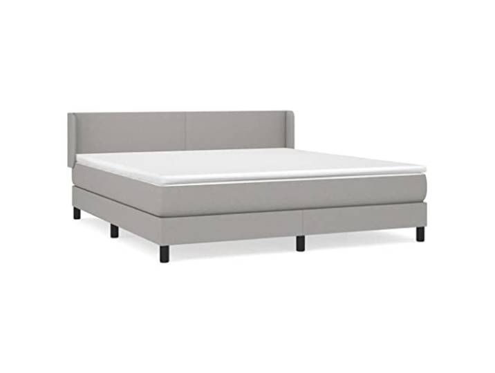 PUGYNBK Boxspringbett, 180 x 200 cm, mit Matratze und verstellbarem Kopfteil