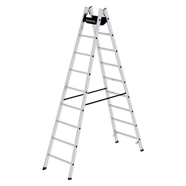 Munk Sprossen-Stehleiter 2x9 Sprossen (Stehleiter, 270 cm) (011155)