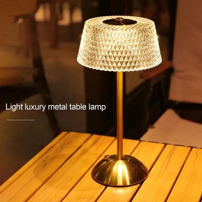 Inspired Living LumiTouch Rechargeable Table Lamp LED Touch Lamp With Dimmable Cordless Bedside Light b
