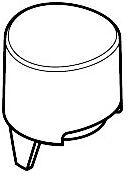 Hansgrohe Druckknopf Axor Thermostat chrom 92848000
