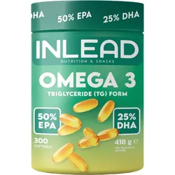 Inlead Nutrition - Omega 3 Triglyceride - 300 Kapseln