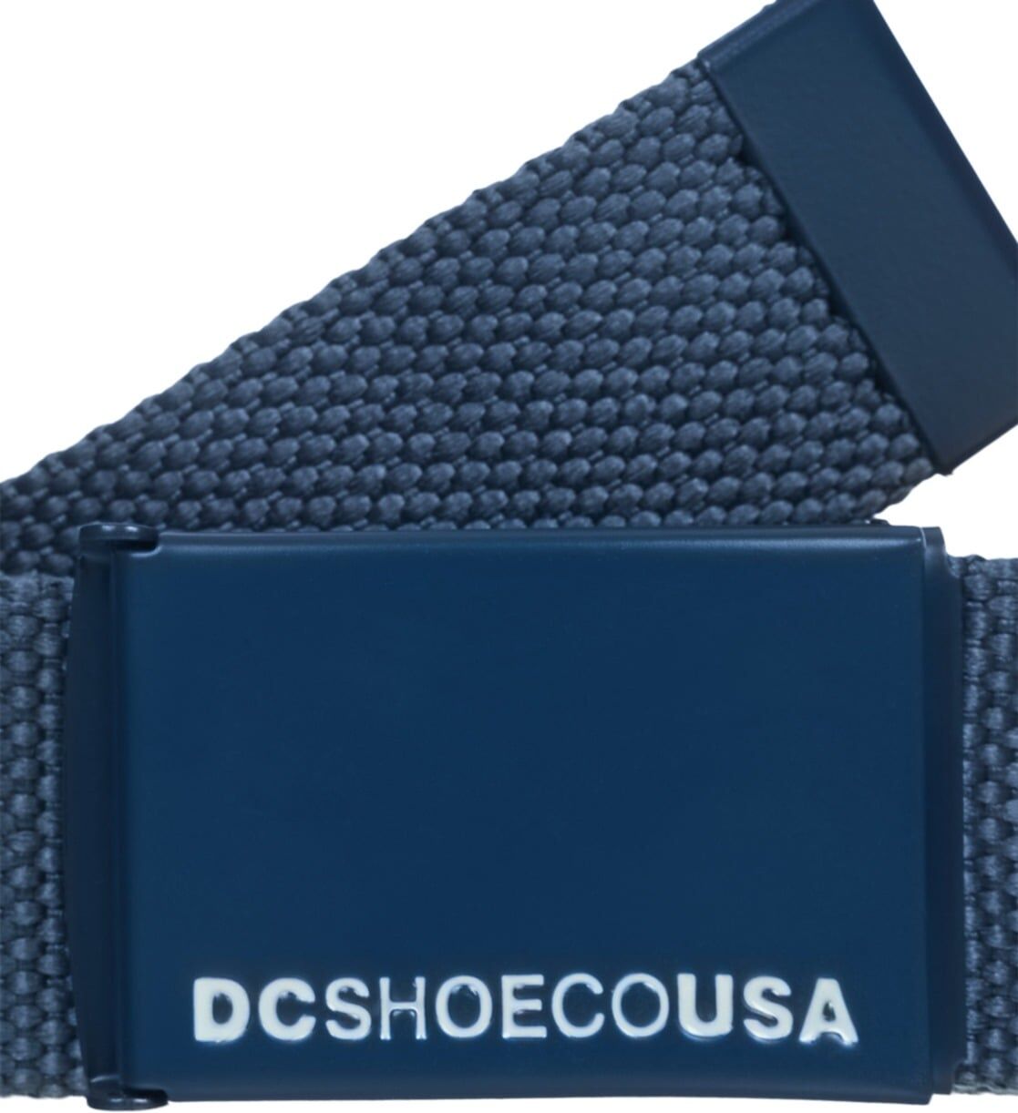 Synthetikgürtel DC SHOES "Web", Herren, blau (schwarz denim), Kunstfaser, Gürtel Synthetikgürtel schwarz denim Einheitsgröße