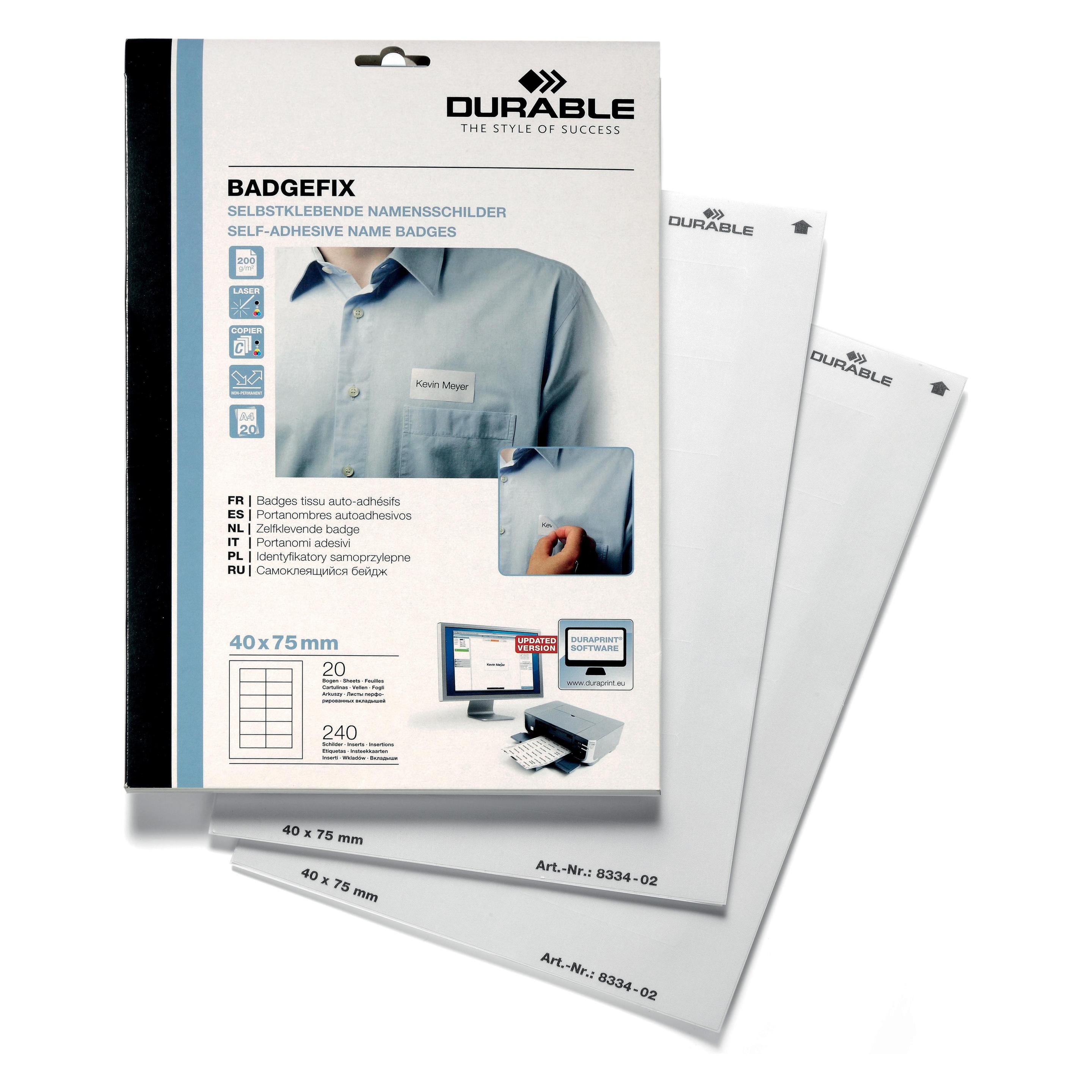 Durable Namensschilder (833402)