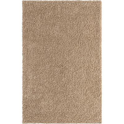 Hochflor-Teppich "Shaggy Shag, LAGERRÄUMUNG", braun (braun, grau), B:152cm H:38mm L:244cm, Polypropylen (PP), MYFLAIR MÖBEL & ACCESSOIRES, Teppiche, gewebt, Uni Farben, ideal im Wohnzimmer & Schlafzimmer