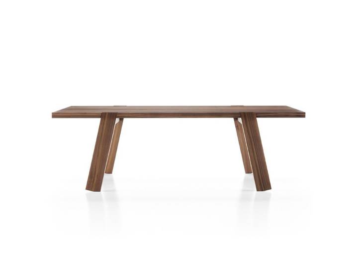 BBB ITALIA table rectangulaire JAPAN WOOD 210 x 90 cm (Noyer foncé - Bois plaqué)