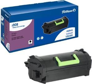 Pelikan Toner cartridge 3908TKHC+ Hoge capaciteit Zwart Compatibel met Lexmark 522X Gereviseerd