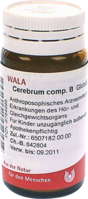 WALA Heilmittel GmbH CEREBRUM COMP.B Globuli 20 g 08784998