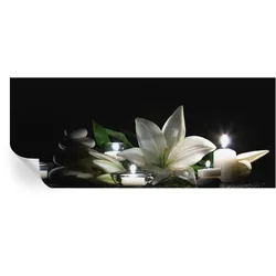 FOTOTAPETE 250x104 cm - Entspannende Szene