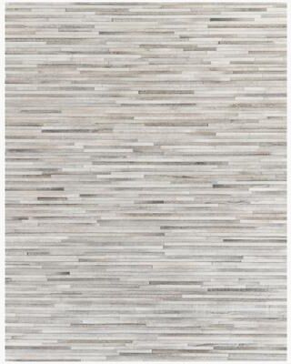 Ben Soleimani South American Cowhide Stripe Hand Woven Rug