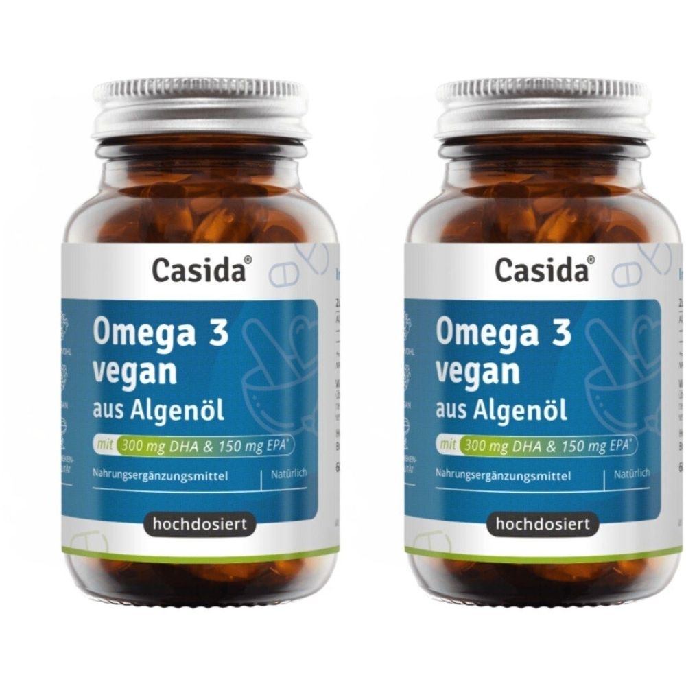 Omega 3 Vegan Algenoel x2 2x60 St Kapseln