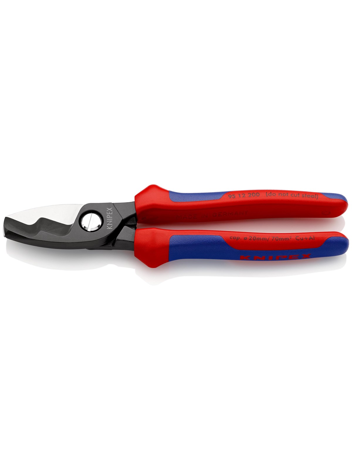 KNIPEX Kabelscheren, mit Doppelschneide