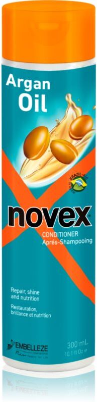 Novex Argan Oil après-shampoing hydratant pour cheveux indisciplinés et frisottis 300 ml