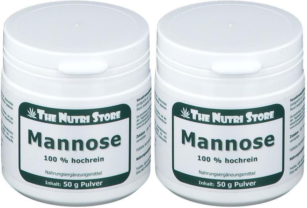 The Nutri Store Mannose 100% rein Pulver 2x 2x50 g