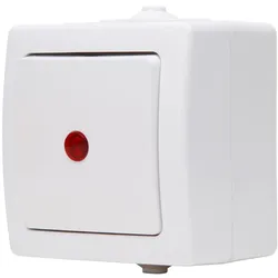 Kopp 566602003 NAUTIC - Kontrollschalter, Farbe: arktisweiß