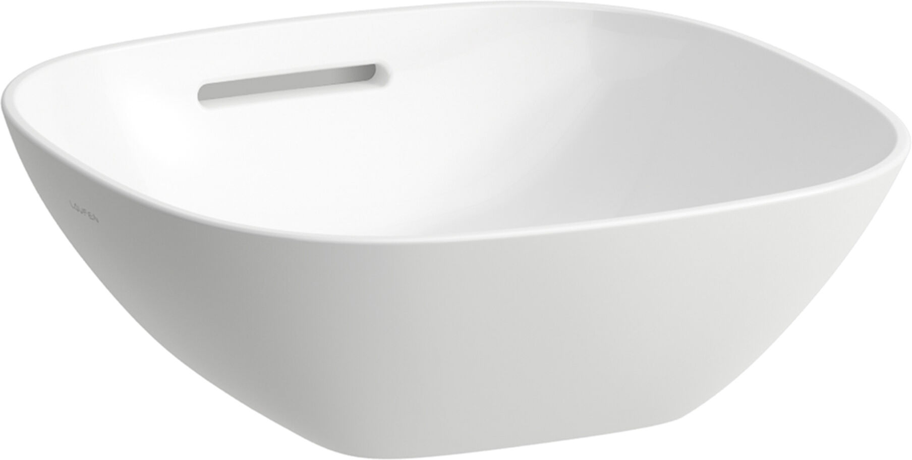 LAUFEN INO vasque vasque 8123004001091, LCC, 35x36cm, sans trou pour robinet, avec chevauchement, céramique saphir