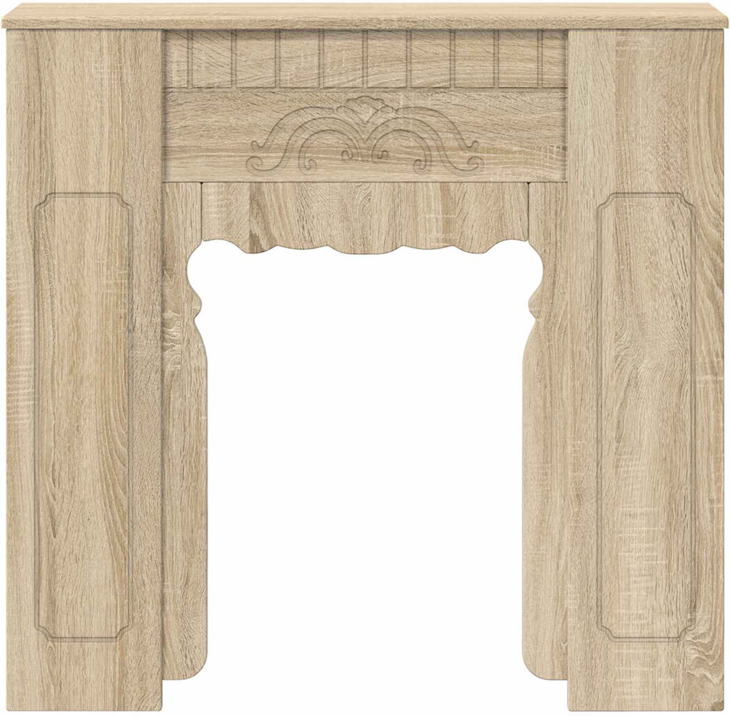 Lily Manor Fireplace Mantel Surround Sonoma Oak 89cm H X 93cm W X 20cm D